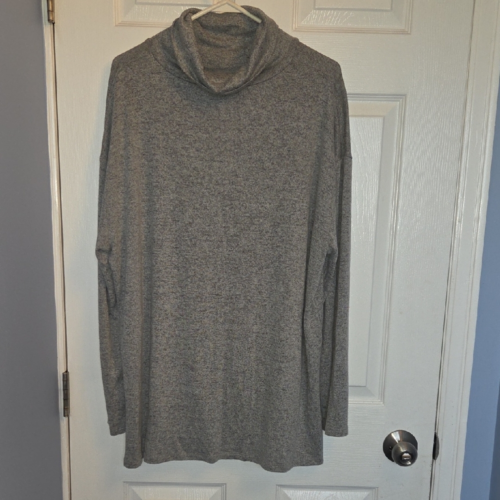 Joe Fresh Gray Turtleneck Sweater Soft Knit